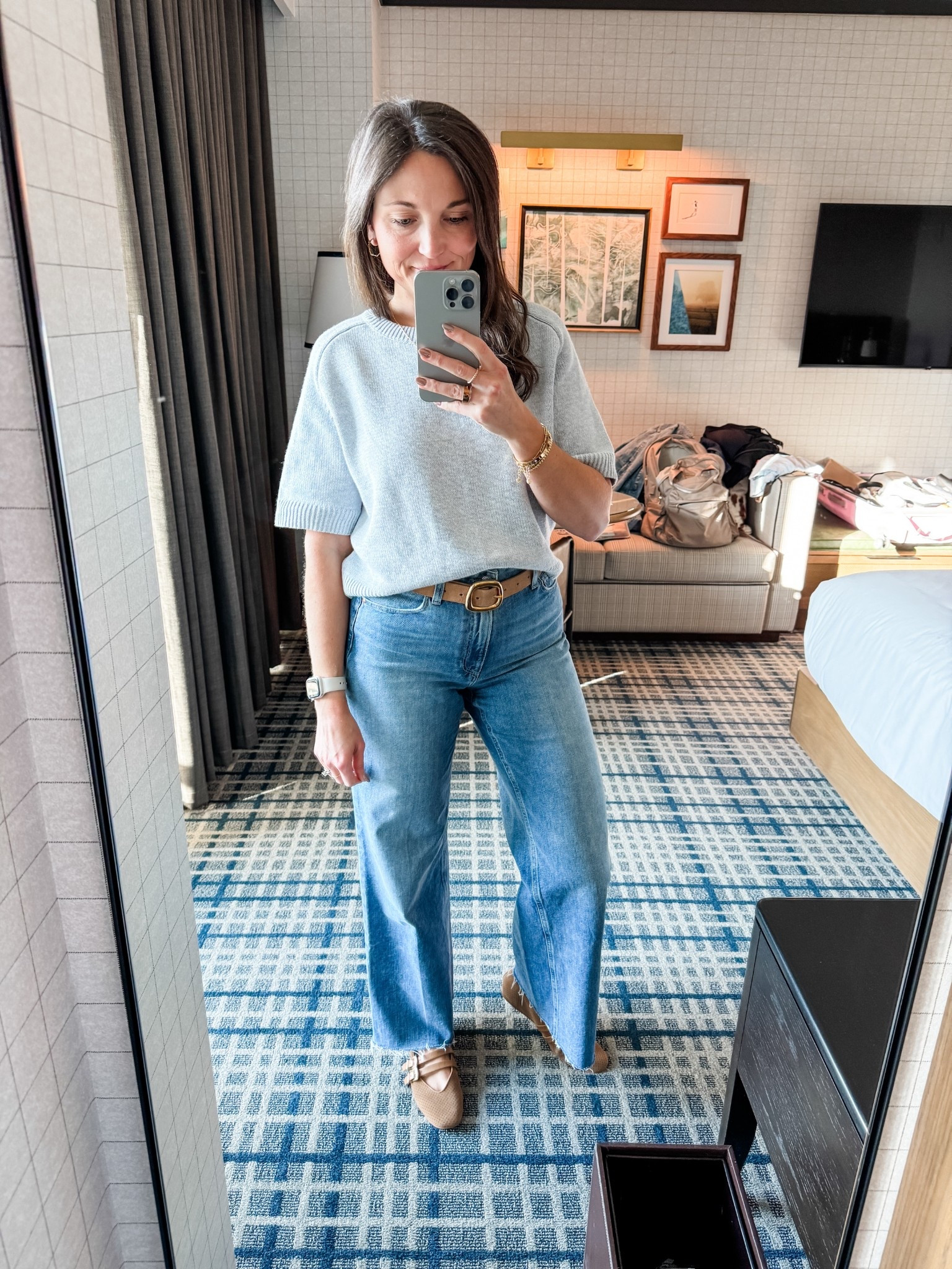 LTKCon outfit of the day! Love this sweater and my go-to Paige jeans!

#LTKCon #LTKWorkwear #LTKStyleTip