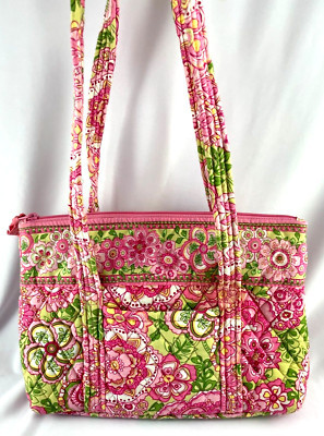 VERA BRADLEY Small Double Handle Shoulder Bag (PETAL PINK) | eBay US