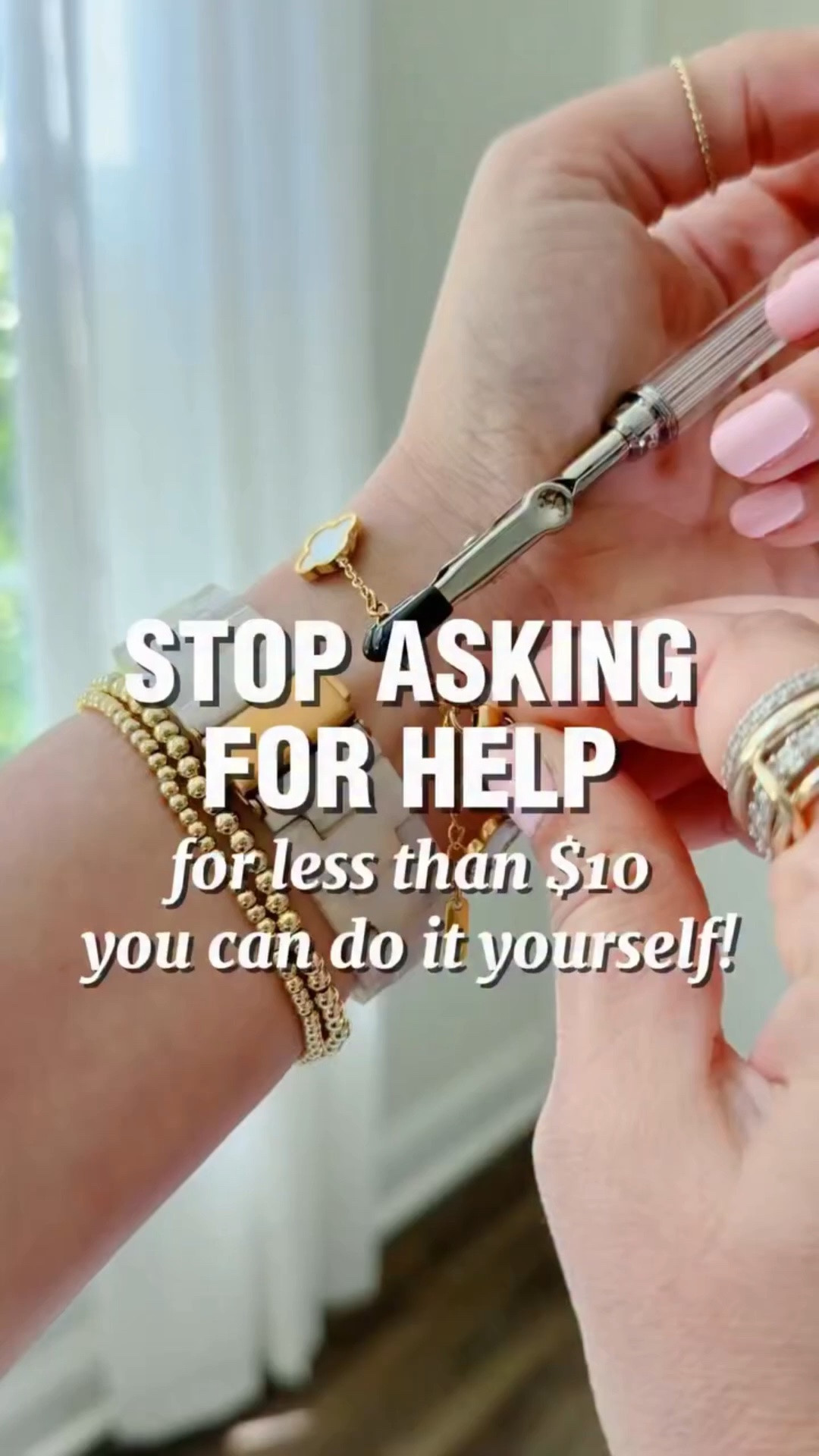 ✨ Follow + Comment the word “GOLD” and I’ll send you the link to this bracelet helper & my favorite jewelry!

Amazon jewelry favorites. #amazonfinds #amazonmusthave #amazonhome #amazonjewelry #giftsforher @amazonhome