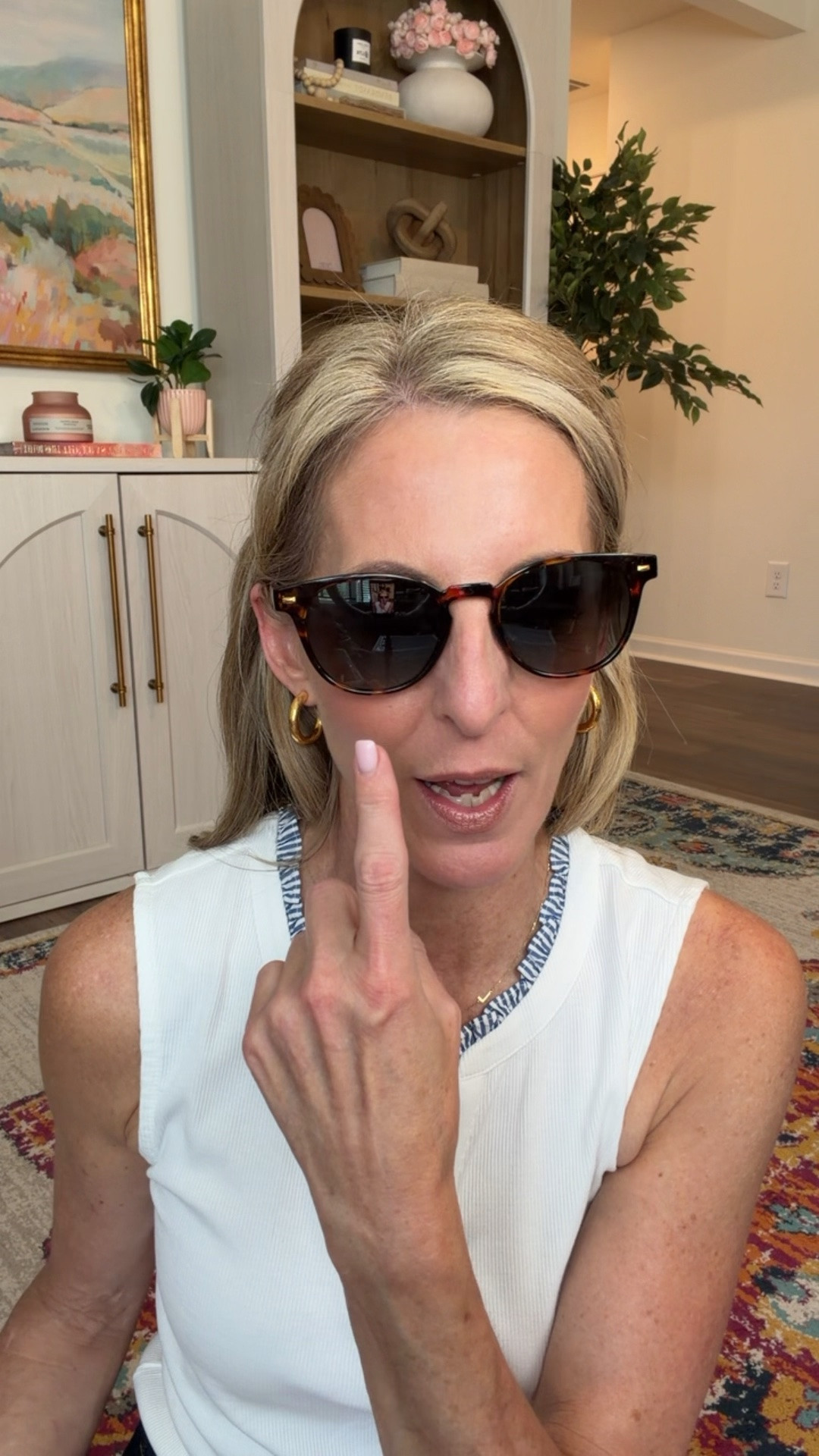 Follow + Comment PEEPERS for the links to all of these affordable glasses. 👓😎☀️

Found the sunglasses your summer wardrobe has been waiting for. The Deep Dive in Fog is the perfect soft neutral that literally goes with everything. The Center Stage Sun in Blue Quartz is bold in the best way and so flattering on. And the Boho II in Tortoise gives effortless beach vacation energy with every outfit. All lightweight, polarized, and the kind of sunnies people stop to ask about. Everything linked in my LTK.

summer sunglasses, affordable sunglasses, polarized sunglasses, neutral sunglasses, beach vacation style, summer accessories, oversized sunglasses, Peepers sunglasses, stylish sunnies, vacation outfits, mom style, over 40 fashion, over 50 fashion, casual chic style, summer wardrobe staples, trendy sunglasses, lightweight sunglasses, Walmart style, Amazon fashion, everyday accessories