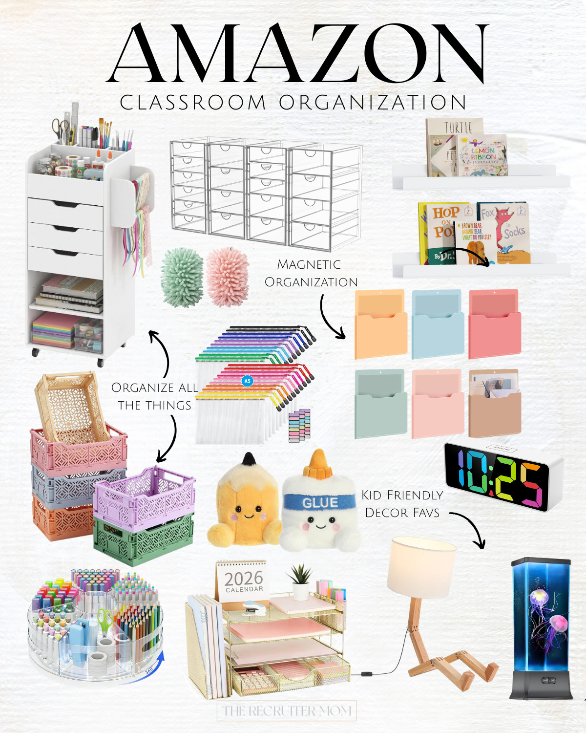 Keeping a classroom organized has never been easier with these Amazon finds! Some of these are super fun and cute for clasroom gifting #classroomorganization #teachersupplies

#LTKmomlife #LTKSeasonal #LTKKids