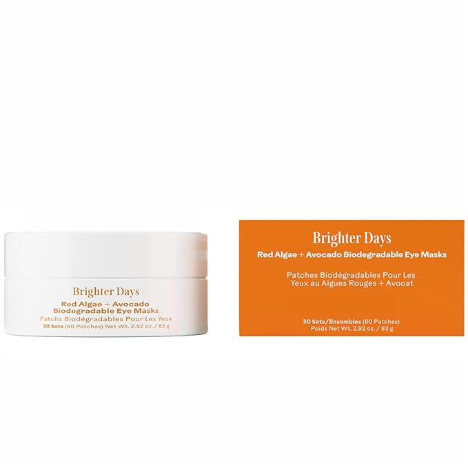 Three Ships - Brighter Days Red Algae + Avocado Eye Masks | Depuff, Hydrate, Refresh Under Eye Sk... | Amazon (US)