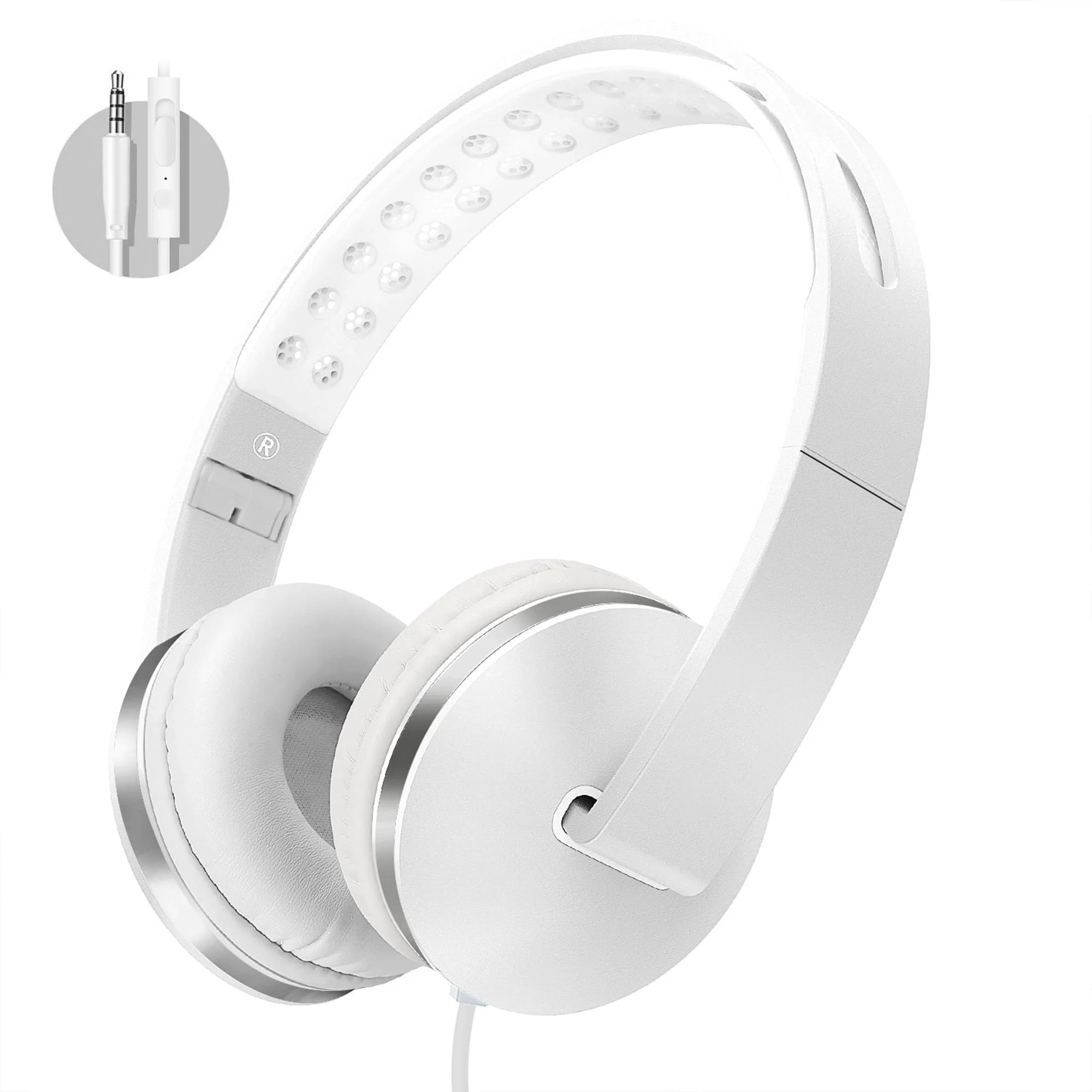 Kids Headphones for School, Seenda Lightweight Foldable Stereo Bass Kids Headphones with Micropho... | Walmart (US)