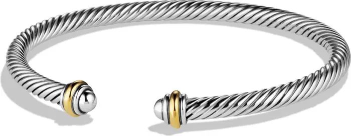 Cable Classics Bracelet with 18K Gold, 4mm | Nordstrom