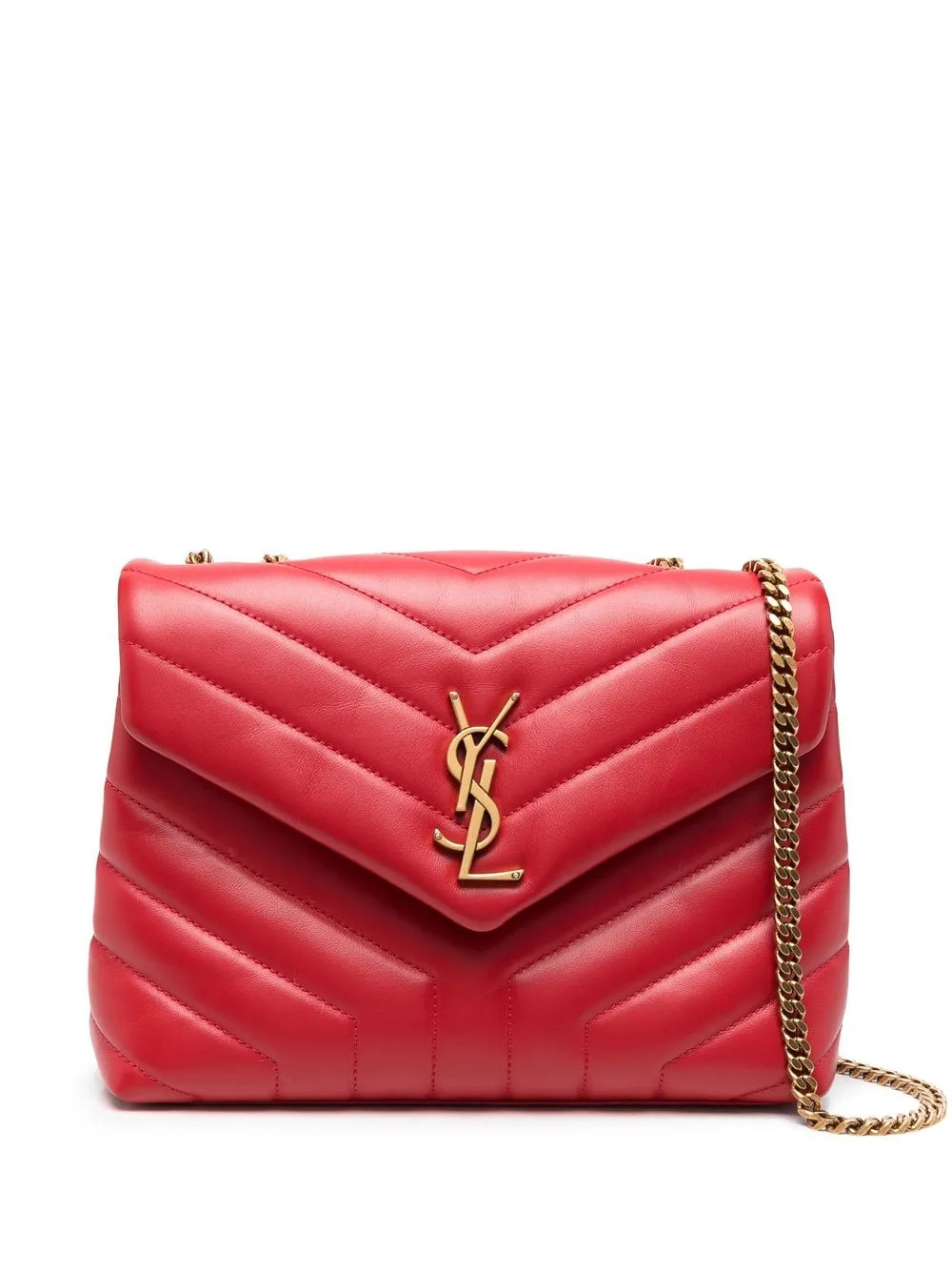 Saint Laurent Petit Sac Porté Épaule Loulou Matelassé - Farfetch | Farfetch Global