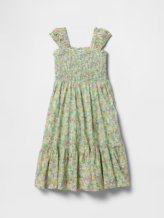 Kids Cap-Sleeve Midi Dress | Gap (US)