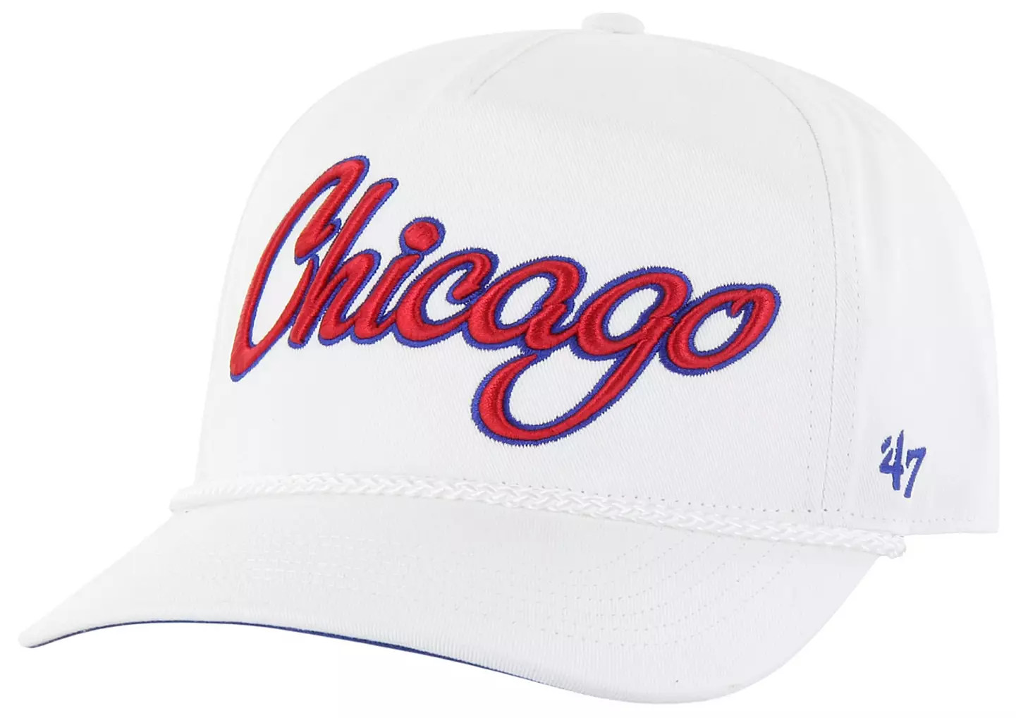 '47 Adult Chicago Cubs White Overhand Hitch Adjustable Hat | DICK'S Sporting Goods