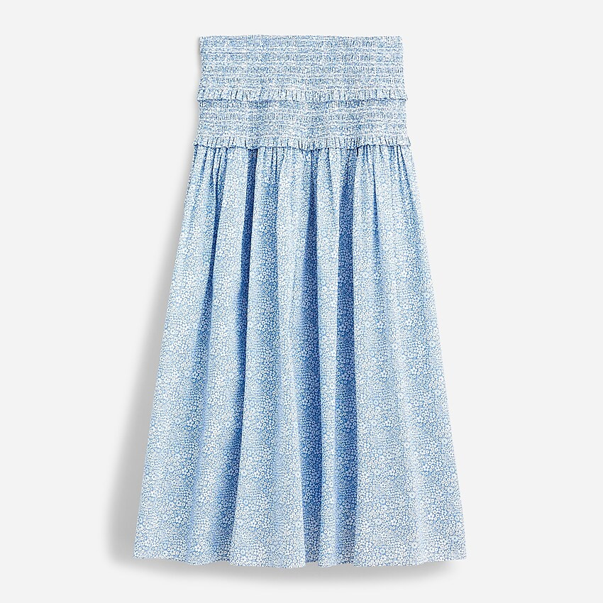 Smocked-waist skirt in Liberty® Jacqueline's Blossom fabric | J. Crew US