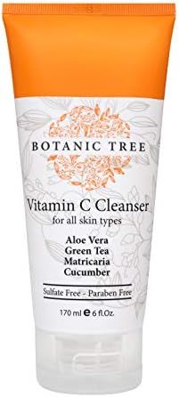 Botanic Tree Cleansing Face Wash with Vitamin C for All Skin Types to Reduce Acne Breakouts, Wrin... | Amazon (US)