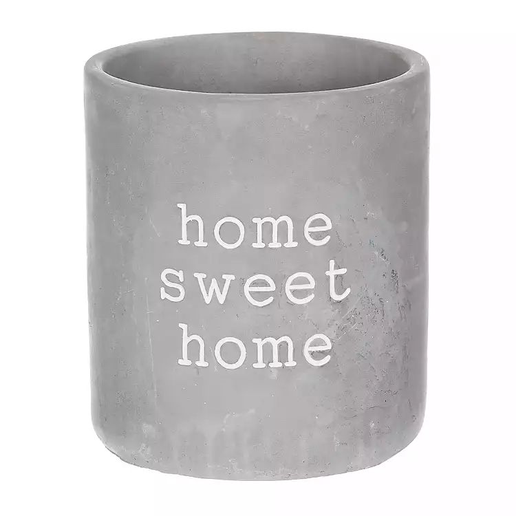 Gray Home Sweet Home Ceramic Utensil Holder | Kirkland's Home