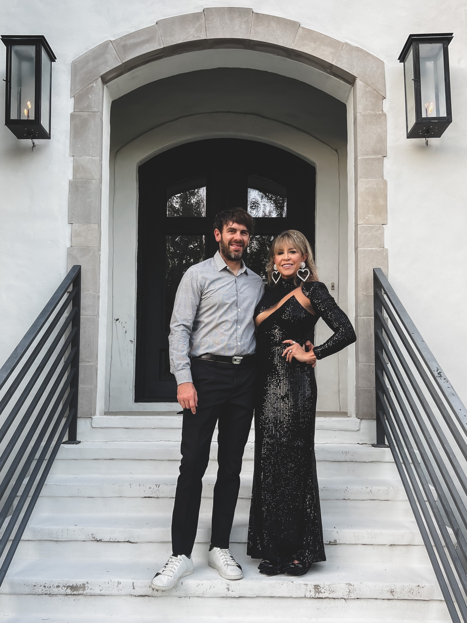 This dress is PERFECT for your next holiday party or black tie event. It’s absolutely stunning, stretchy, comfy, and sexy as hell…AND under $300. I sized down and am wearing an XS. I paired with my gorgeous sequin bow kitten heels, heart-shaped rhinestone earrings, and my go-to evening clutch.

#LTKHoliday #LTKbeauty #LTKstyletip