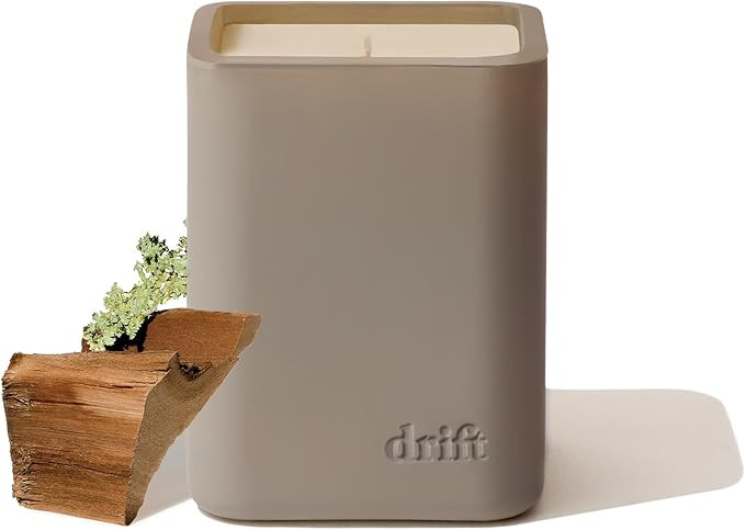 Drift Teak Scented Candle - Home Decor - Fragrance Oil Candle - 60 Day Burn Time - 10.5 oz | Amazon (US)