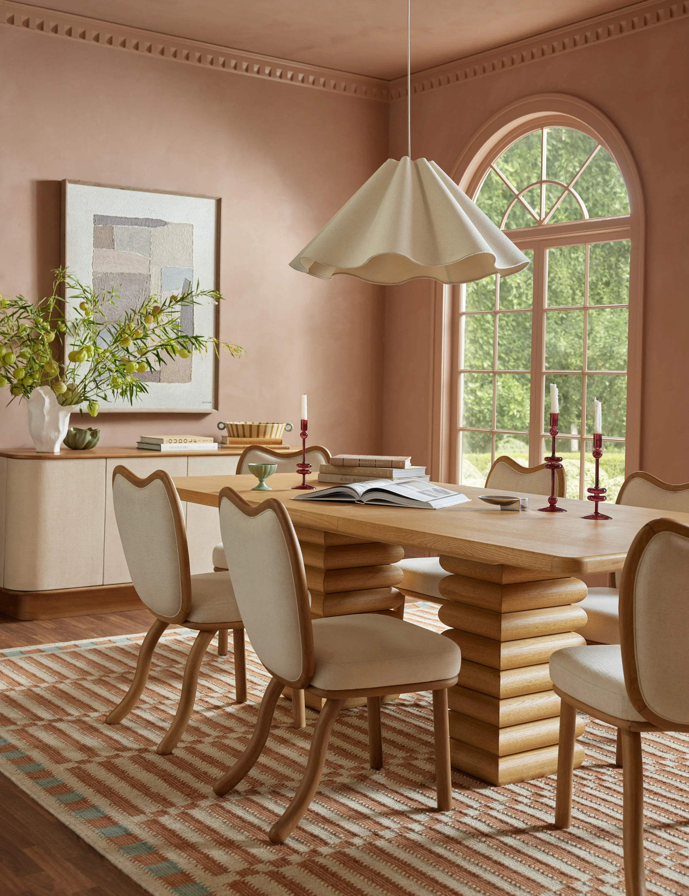 Bemand Pendant Light, Toffee, 32"Dia | Lulu and Georgia 