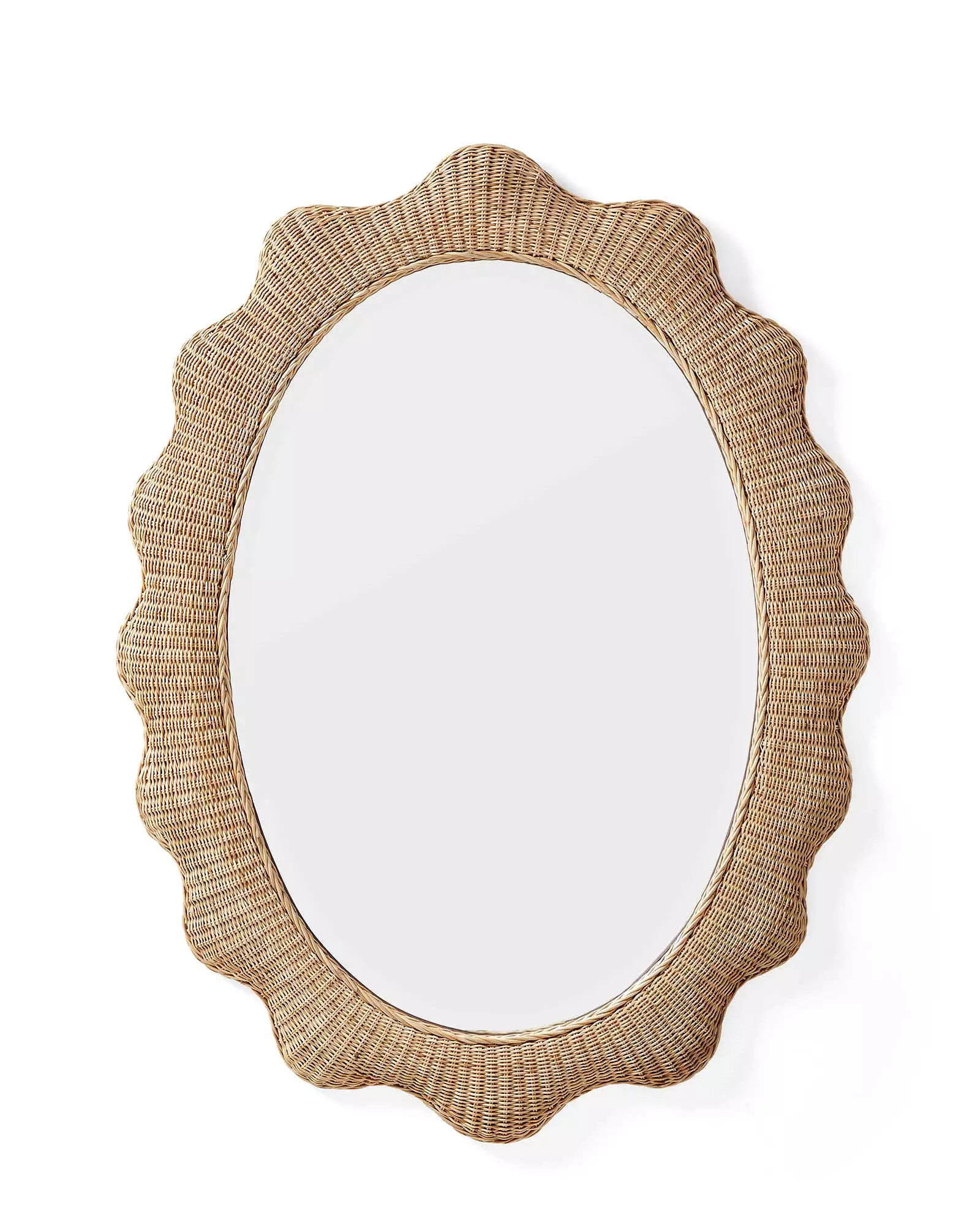 Cascade Rattan Mirror | Serena and Lily