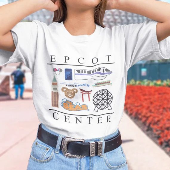 Epcot Vintage Style T-shirt | Etsy | Etsy (US)