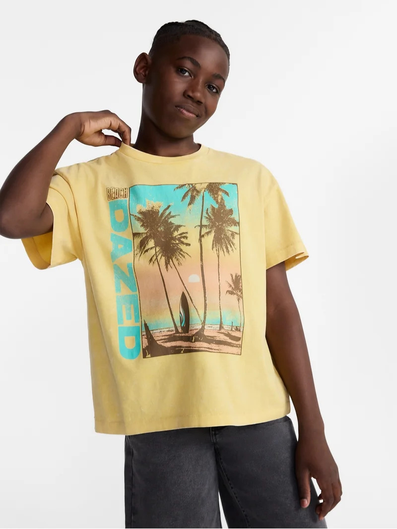Weekend Academy Boys Graphic Tee, Sizes 4-18 | Walmart (US)