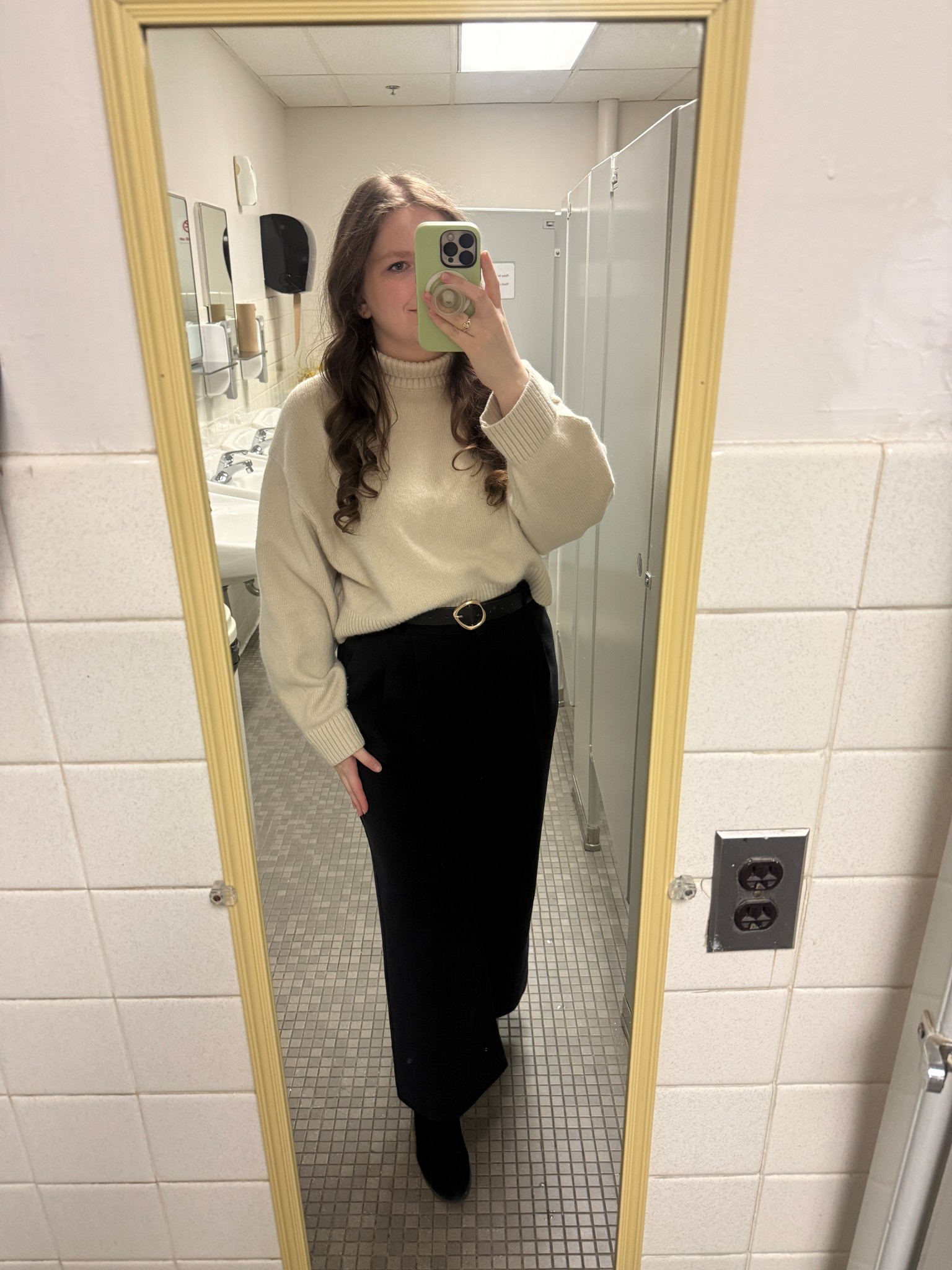 Pairing a cozy sweater with a pair of black work pants is a super simple way to achieving a chic office outfit. Add some fun accessories to tie it all together! My sweater is from H&M, but I’ve linked something similar.

#LTKMidsize #LTKootd #LTKWorkwear