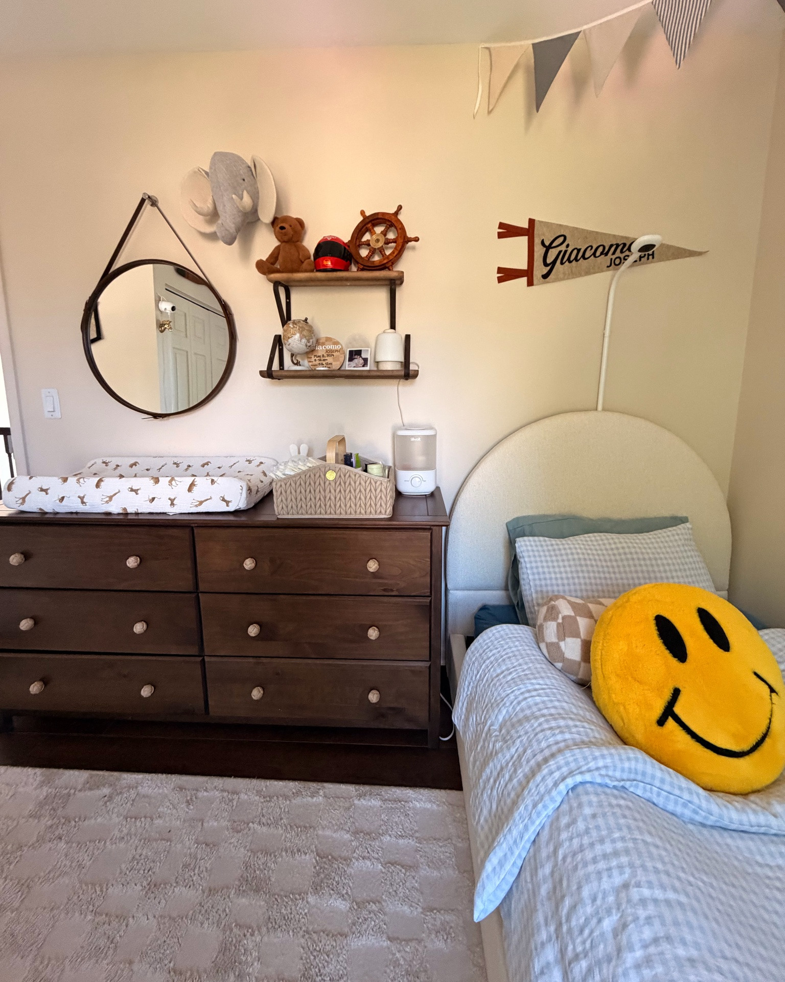 Finally gave Giacomo's room a little toddler refresh 🤎

We transitioned to a big boy bed and kept everything neutral, cozy, and adventure-inspired. I wanted a space that felt playful but could also grow with him over the years.

Linking everything in this room, from the bed and bedding to the decor and storage pieces ✨

#LTKmomlife #LTKKids #LTKHome