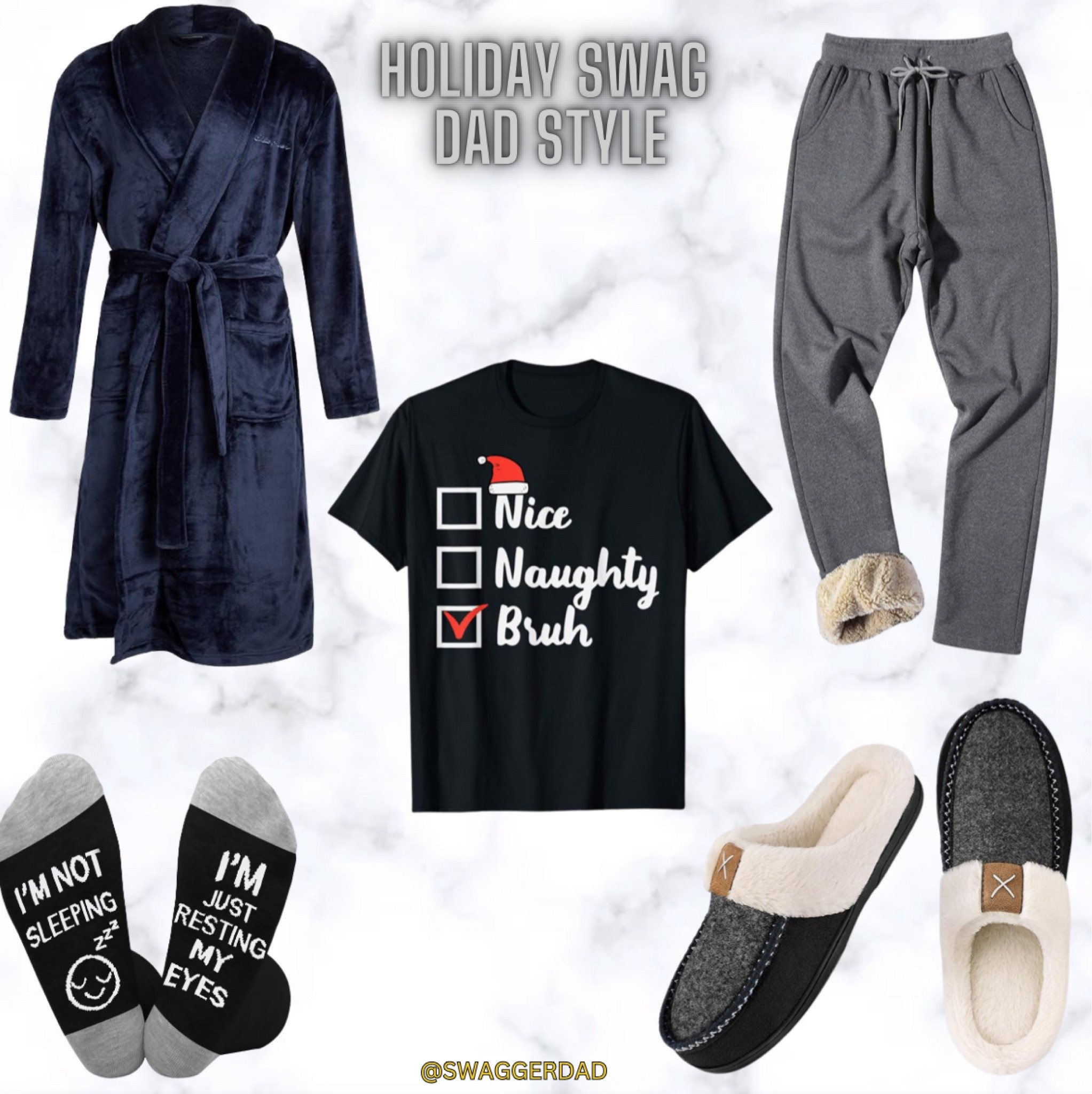 Holiday Swag for Dad’s! Eddie Bauer Rope, gaming sock,Sweat Pj’s , Black Xmas T shirt, Comfy slippers

#LTKHoliday #LTKSeasonal #LTKGiftGuide
