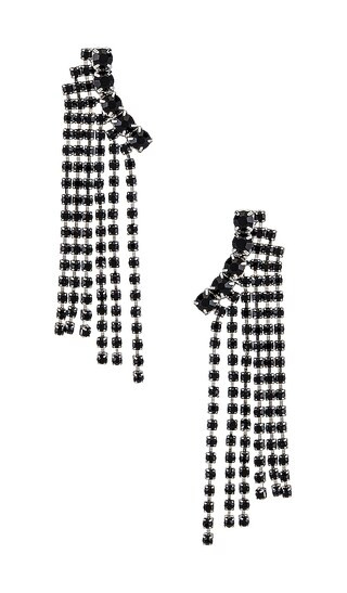 Audrey Earrings in Black | Revolve Clothing (Global)