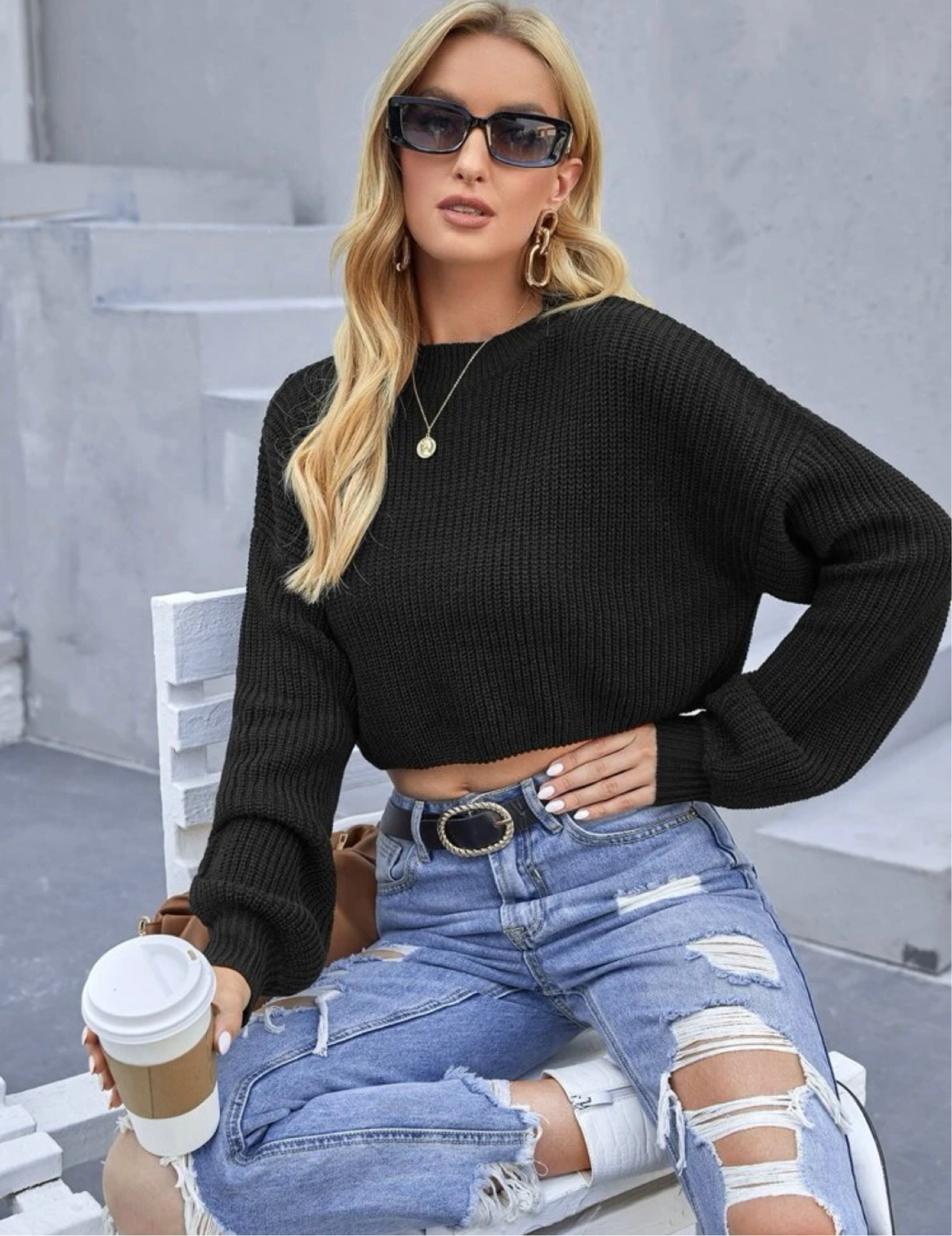 SHEIN Dropped shoulder ribbed knit sweater 🖤

#shein #sheinhaul #haul #outfits #fyp #tryonhaul #trending #fashion #fitspo #gym #sheinoutfits #love #like #sheinfashion #hauls #outfitinspo #follow #onlineshopping #liketoknowit #LTK #ootd #sahm #explore #lifestyle #momlife #trending 

#LTKstyletip #LTKSale #LTKFind