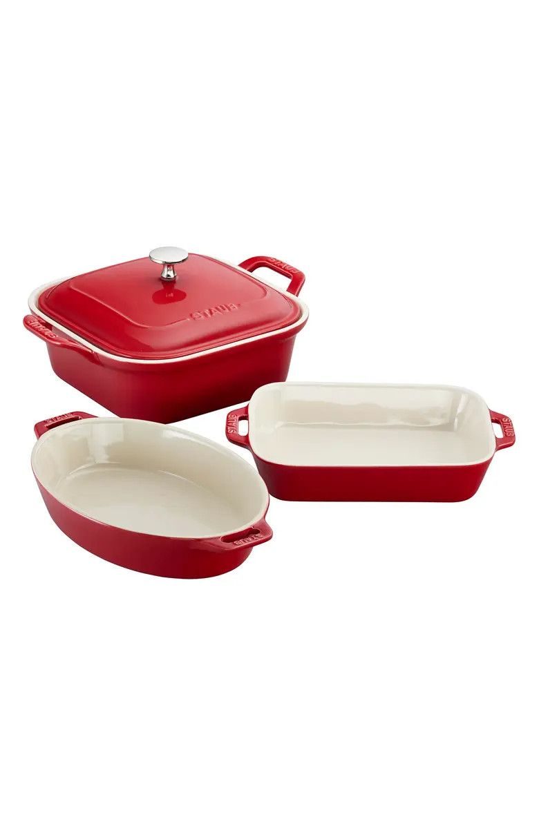 Staub 4-Piece Enameled Ceramic Baking Dish Set | Nordstrom | Nordstrom