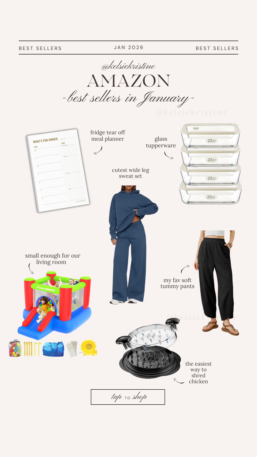 Top sellers from Amazon January! From meal planning to cozy loungewear, these items are a must-have. #AmazonFinds #AmazonBestSellers
 

 #LTKmomlife #LTKMidsize #LTKKids