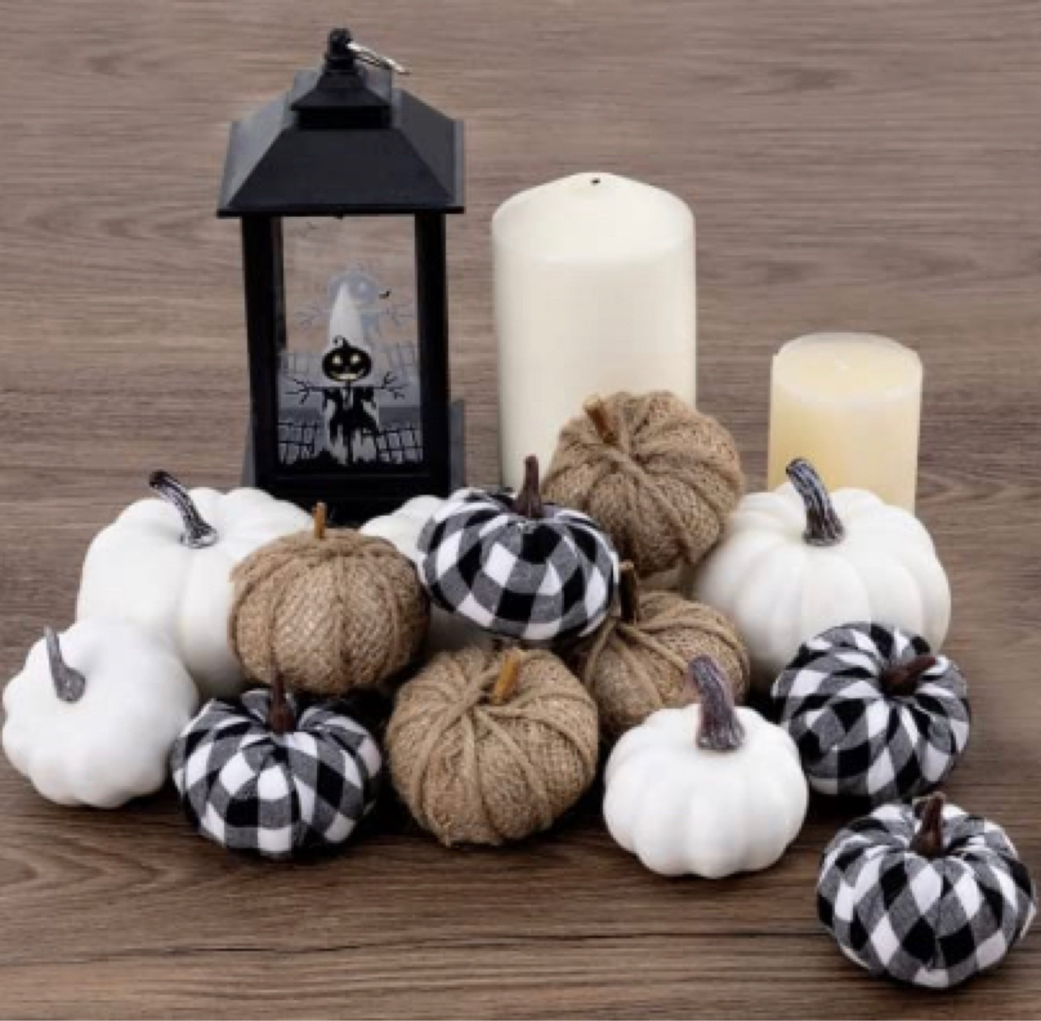 Amazon Prime Sale! Mixed Artificial Pumpkins Assorted Size. Harvest Pumpkins Set -  12 White Foam Pumpkins, 6 Burlap Pumpkins, 6 Black White Grid Pumpkins. Awesome for Thanksgiving Decorations, Fall Wedding Decor & Halloween! Your home will love you!! Amazon Prime Day Early Access!!🎃🍂🧡🍁

#LTKstyletip #LTKSeasonal #LTKsalealert