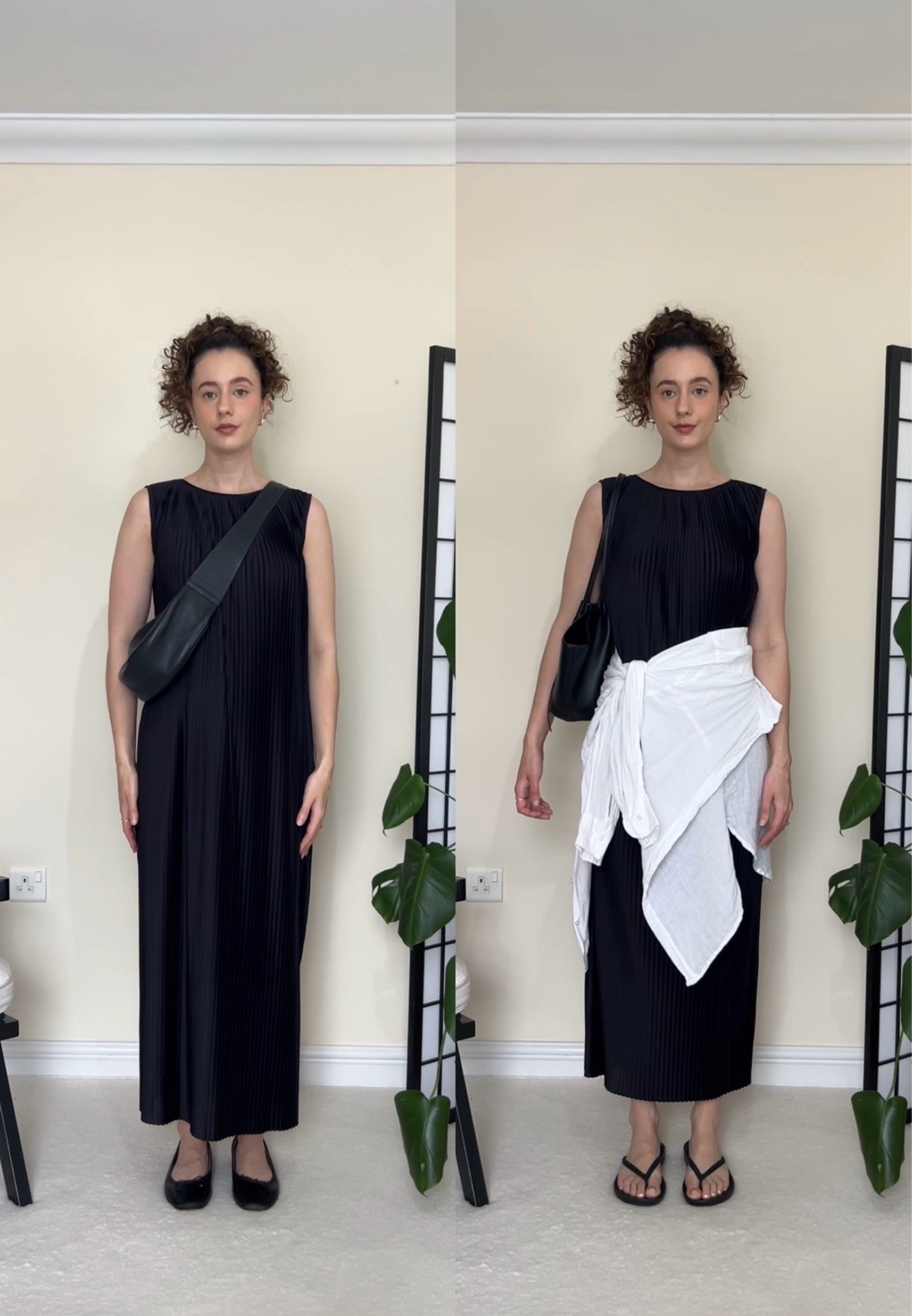 Dress is old cos - lots on Vinted 
Sandals true to size