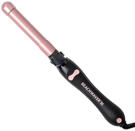 Beachwaver B1 Rotating Curling Iron in Midnight Rose - 1 Inch Barrel | Quick, easy, long-lasting ... | Amazon (US)