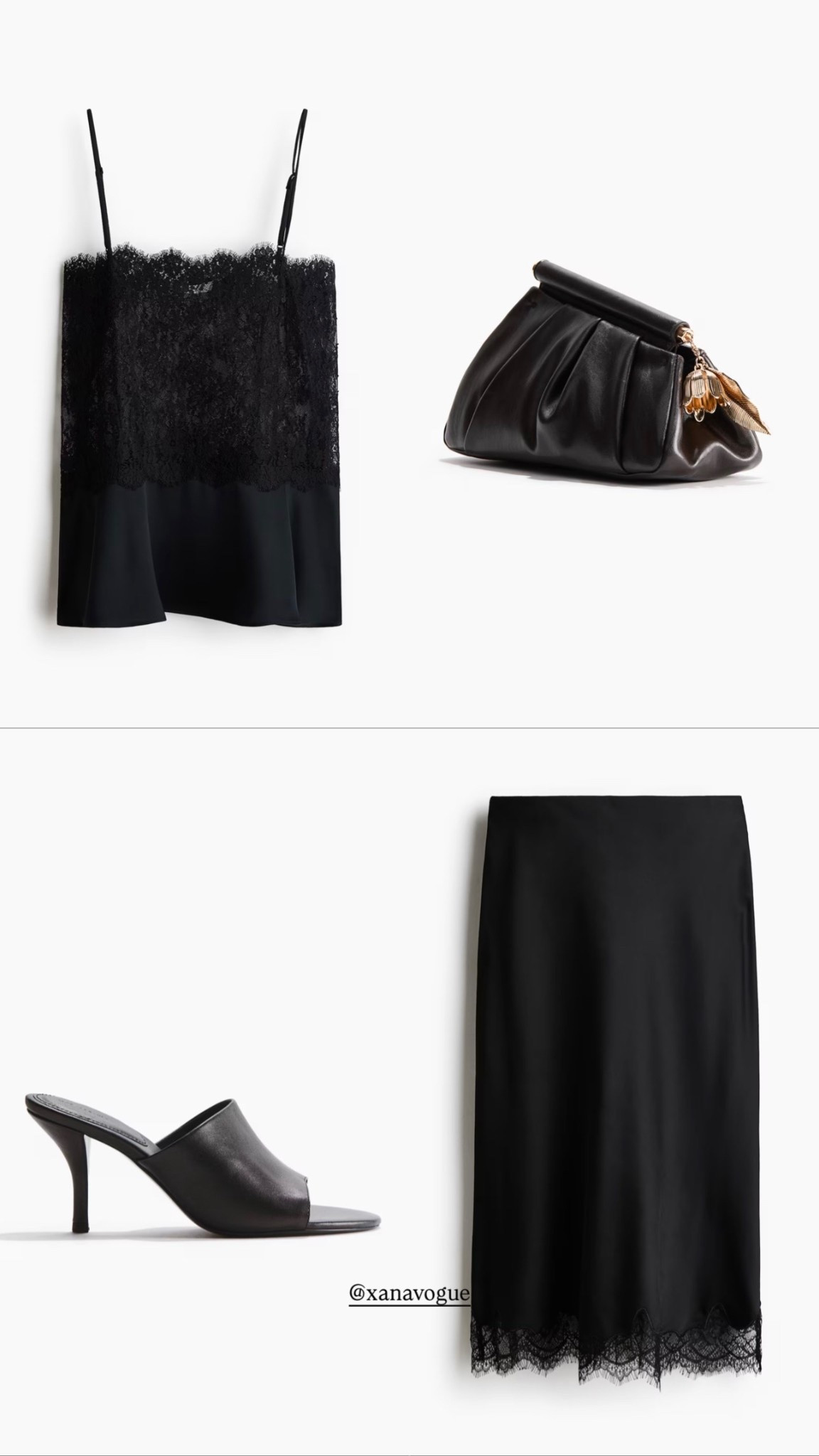 Black Lace Edit

This is the kind of outfit that always works. Soft lace with fluid satin, all in black, clean and elegant without trying too much. Perfect for day or evening just by changing accessories.

Top S
Skirt S EU 36 US 4 UK 8

🔍 black outfit aesthetic, lace outfit, satin skirt outfit, minimal elegant outfit, chic black looks

#LTKuk #LTKeurope #LTKspring

#LTKootd #LTKgrwm #LTKSeasonal