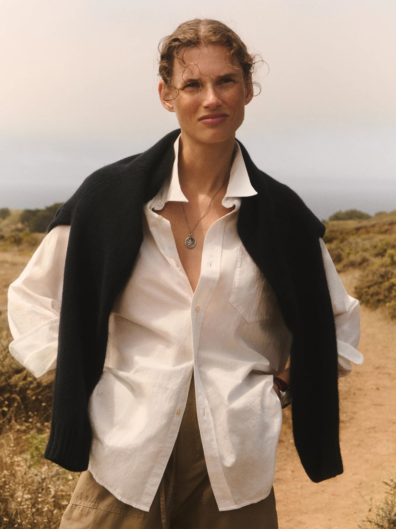 White Mainstay Cotton Shirt - Buck Mason- Modern American Classics | Buck Mason