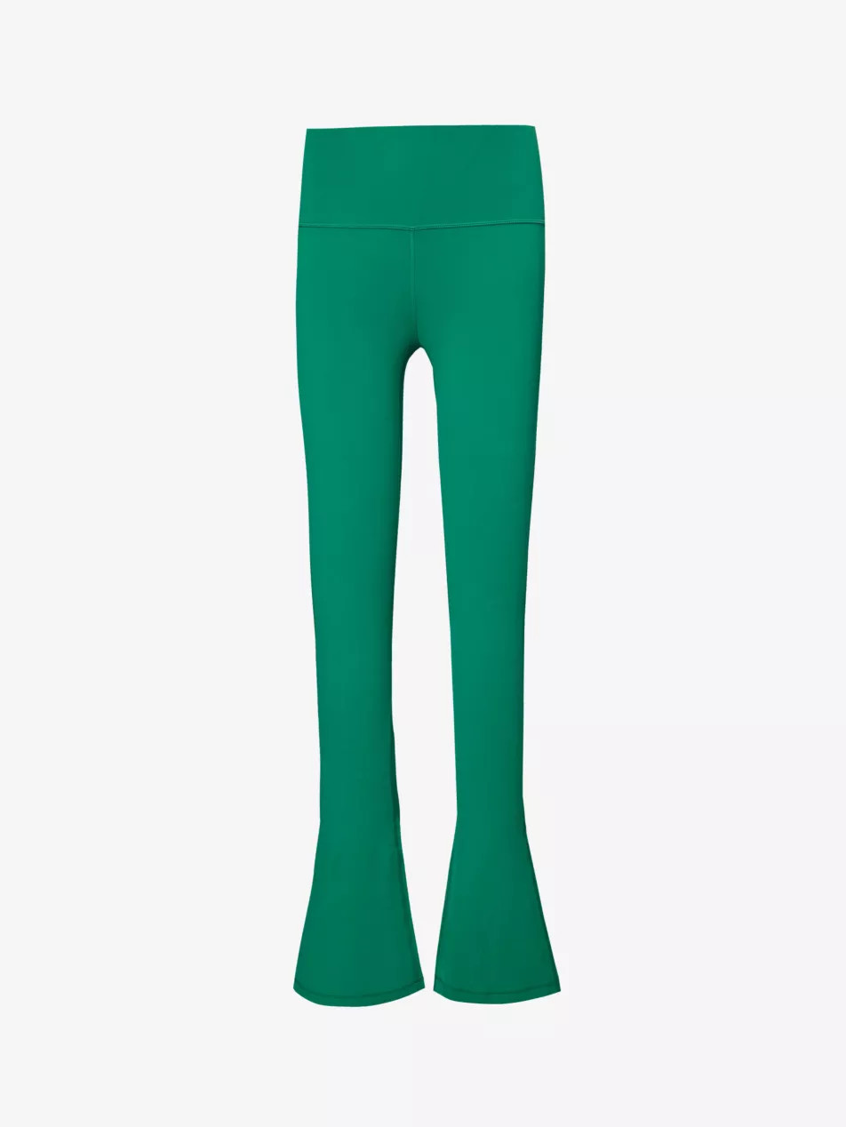 Align brand-print flared-leg stretch-woven leggings | Selfridges