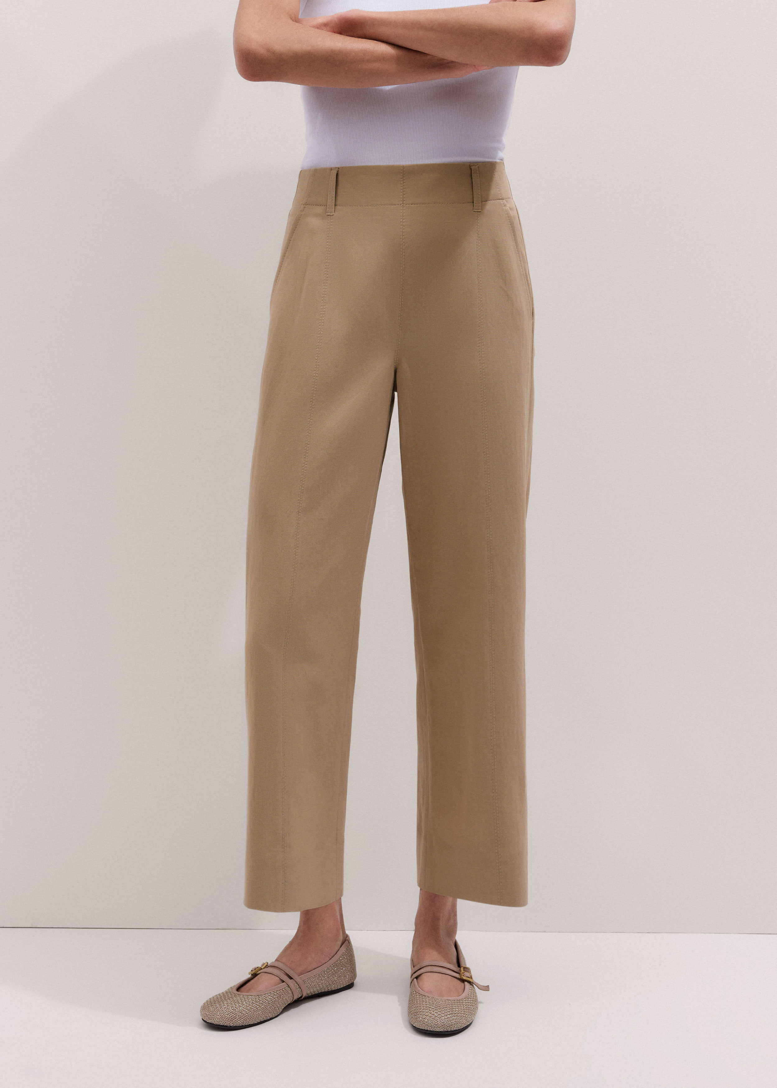 Straight Crop Trouser | ME+EM Global (Excluding US)