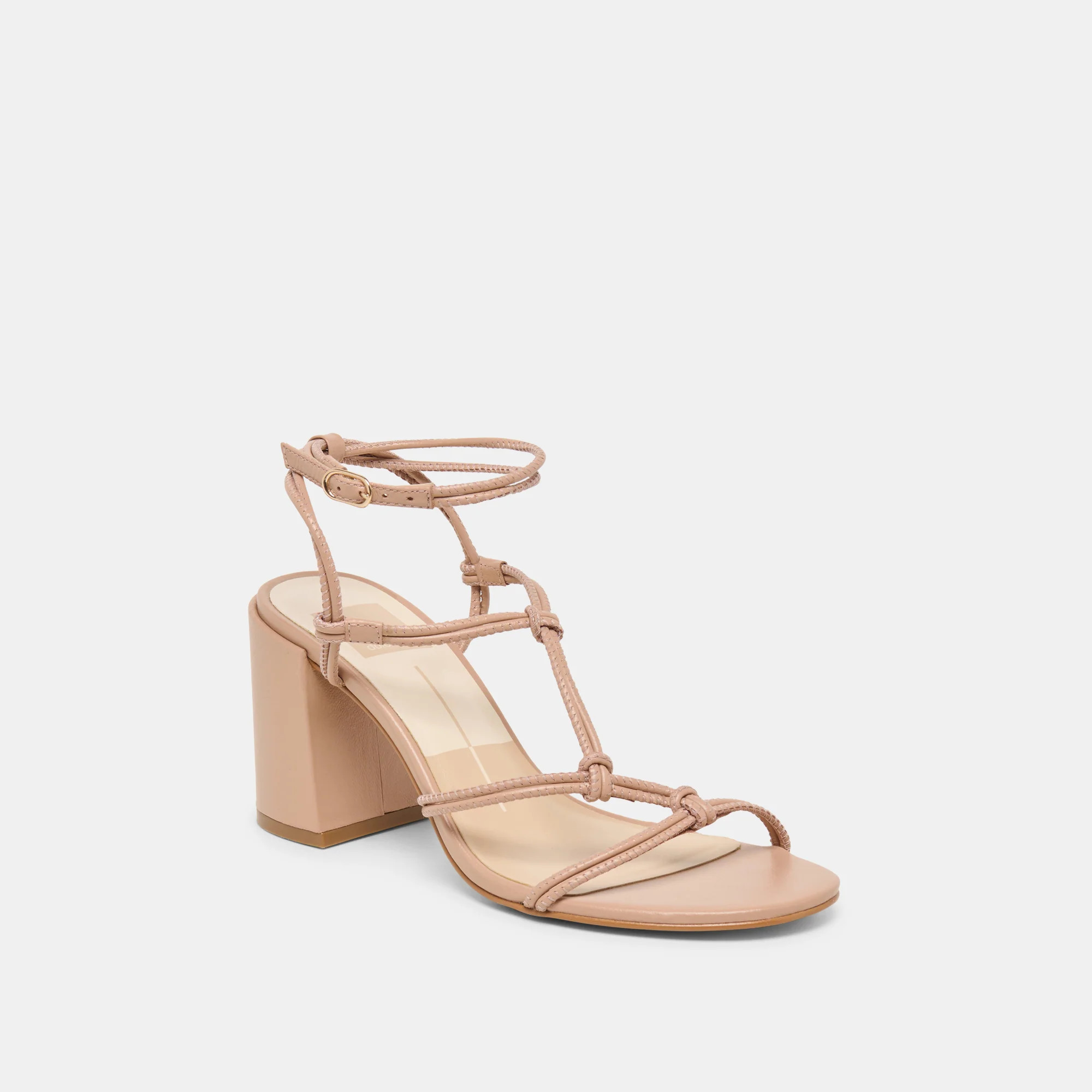 Fizzy Heels Lt Tan Leather | DolceVita.com