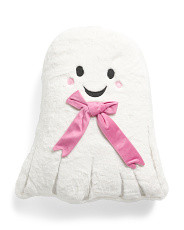 18x16 Ghost With A Bow Pillow | Marshalls