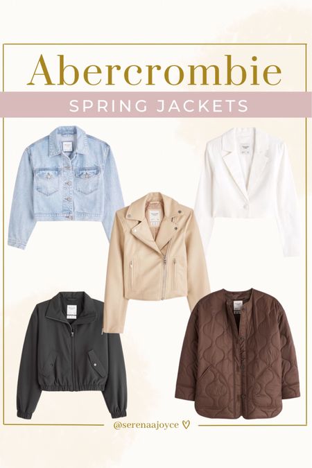Abercrombie spring jacket. Most on clearance!

Spring jacket, spring outfit, spring outfits 2023, spring aesthetic, spring trends, jacket outfit, spring jackets, spring outfits, jackets for women, jean jacket, denim jacket, cropped blazer, leather jacket



#LTKU #LTKSeasonal #LTKunder50 #LTKunder100 #LTKFind #LTKstyletip #LTKsalealert