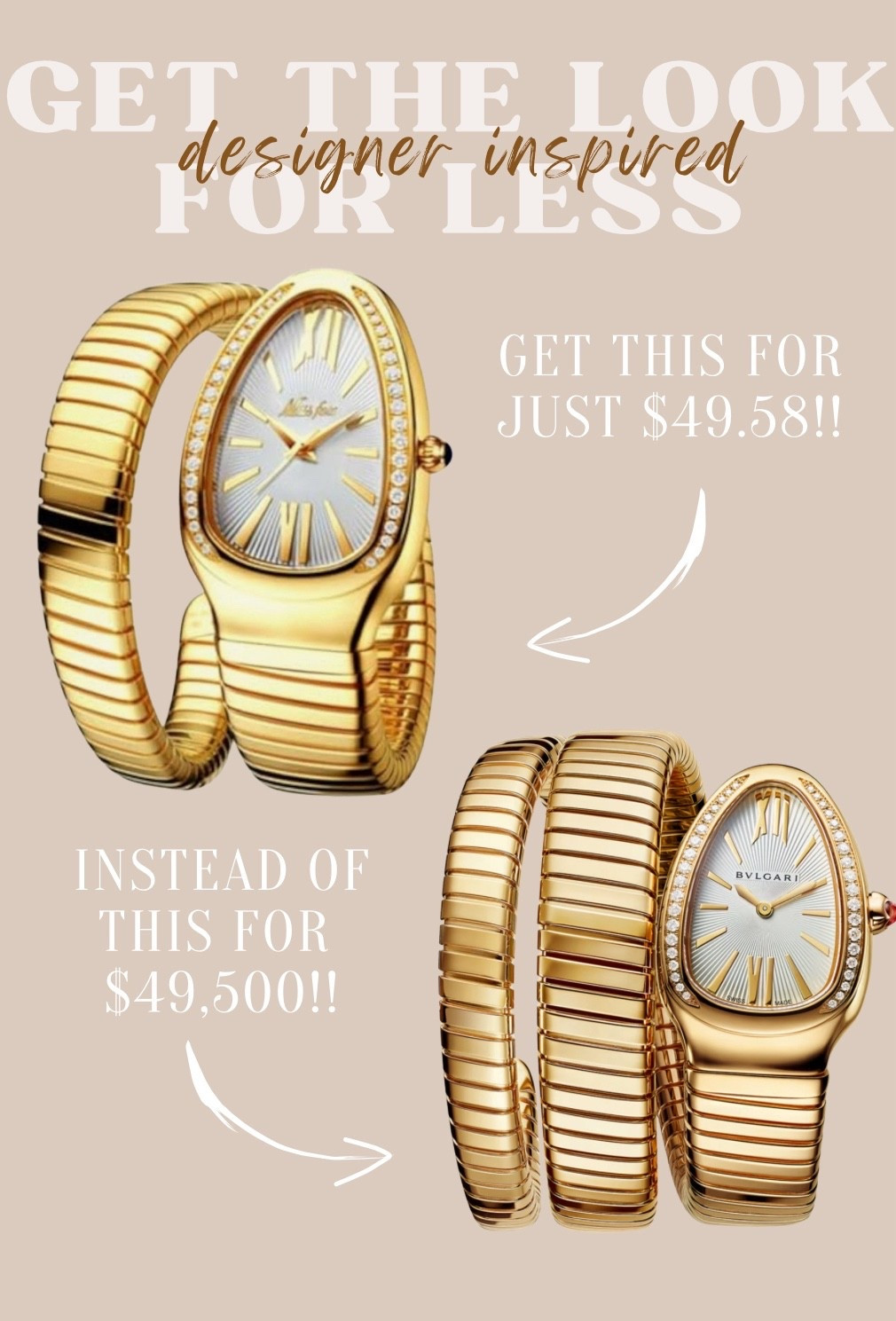 The designer look for less is so good!

#LTKSaleAlert #LTKStyleTip #LTKFindsUnder50