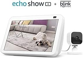 Echo Show 8 (2nd Gen, 2021 release) - Glacier White bundle with Blink Mini | Amazon (US)