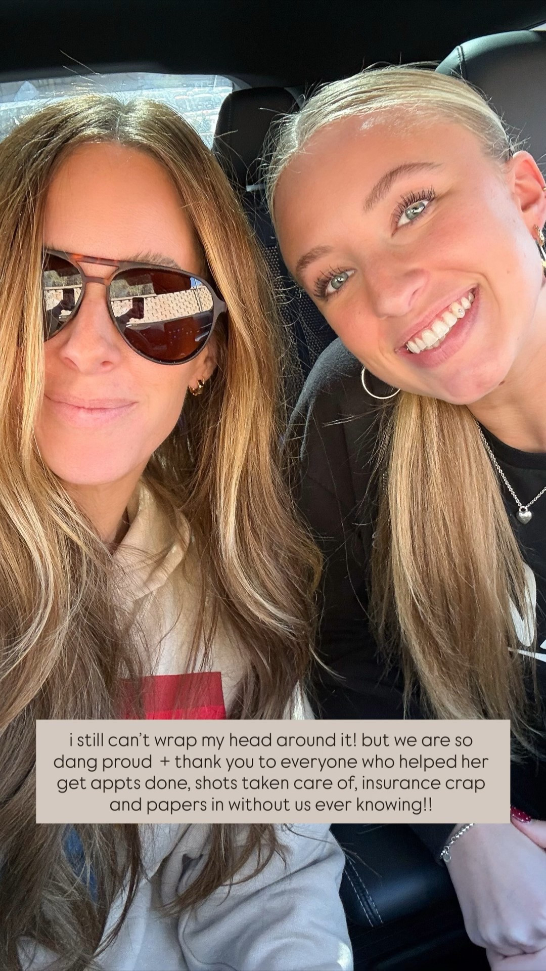 i still can’t wrap my head around it! but we are so dang proud + thank you to everyone who helped her get appts done, shots taken care of, insurance crap and papers in without us ever knowing!!