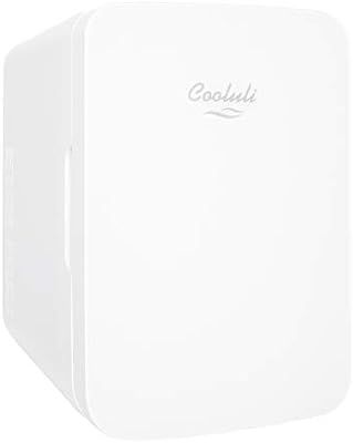 Cooluli Infinity White 10 Liter Compact Portable Cooler Warmer Mini Fridge for Bedroom, Office, D... | Amazon (US)