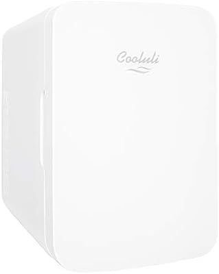 Cooluli Infinity White 10 Liter Compact Portable Cooler Warmer Mini Fridge for Bedroom, Office, D... | Amazon (US)