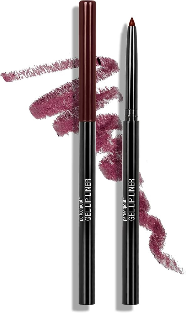 wet n wild Lip Liner Perfect Pout Matte Retractable Gel Lip Liner Pencil, Plum Together | Amazon (US)