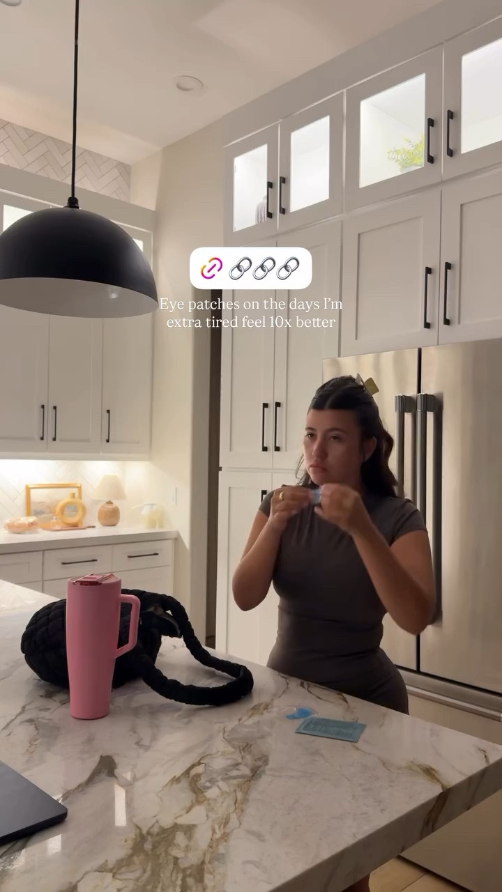 Eye patches on the days I’m extra tired feel 10x better  @graceandstella