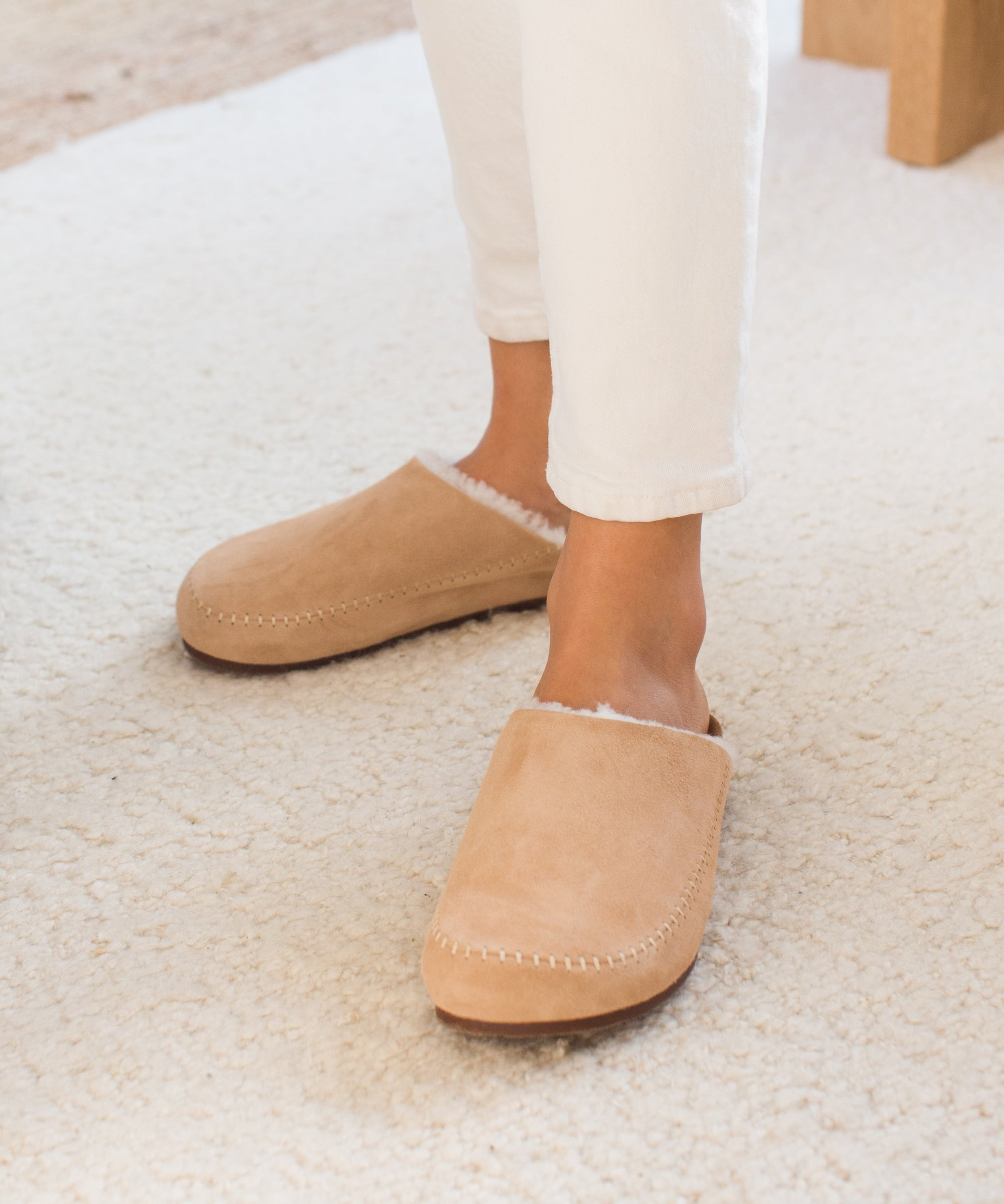 Shearling-Lined Moc Clog | Jenni Kayne