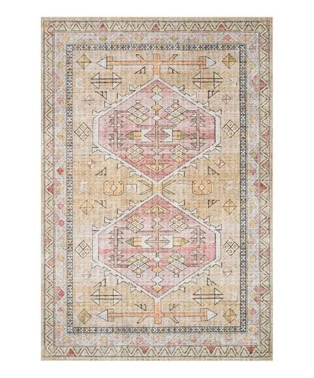 Gold & Blush Skye Rug | Zulily