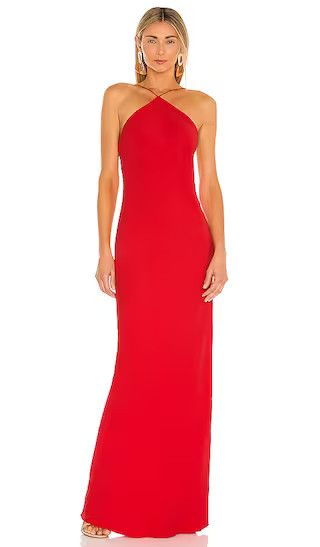 X REVOLVE Riesling Gown in Lipstick Red Gown Evening Gown Summer Gown Ball Gown | Revolve Clothing (Global)