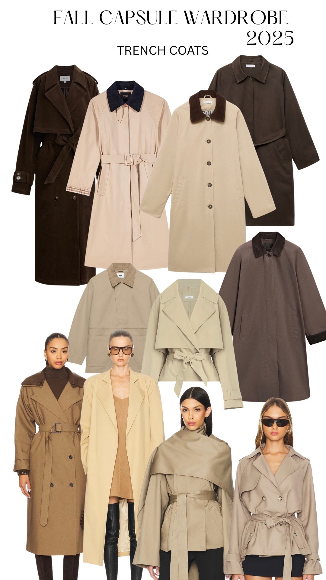 Fall capsule wardrobe: trench coats trends 2025 
#trenchcoat #coat #jackets #barnjacket #croppedtrenchcoat #cropped #jacket #falloutfit 

#LTKFindsUnder100 #LTKFindsUnder50 #LTKSeasonal