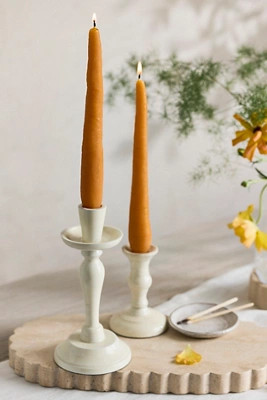 Happy Organics Carrot Beeswax Tapers, Set of 2 | Anthropologie (US)
