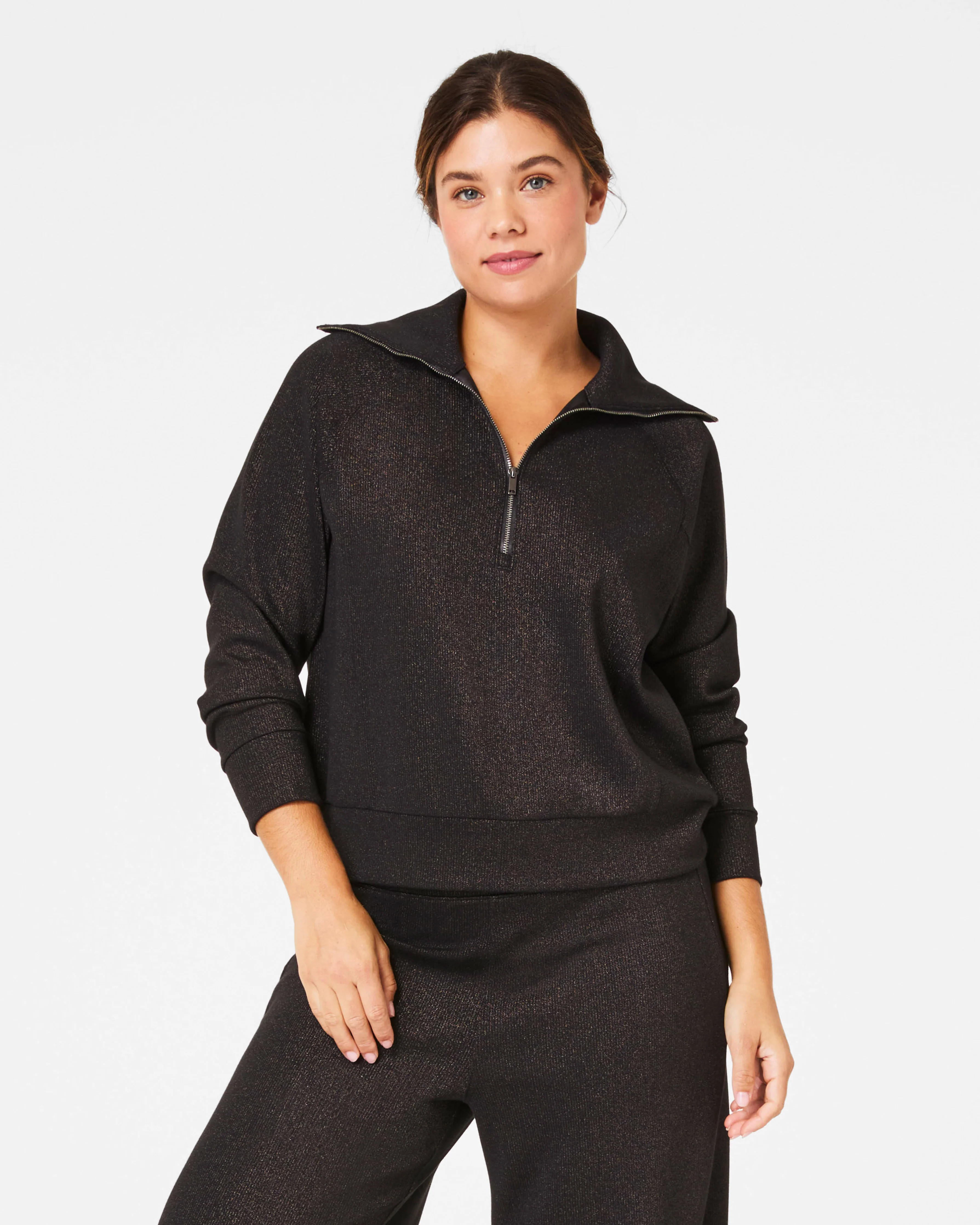 SPANX® AirEssentials Half Zip with Shimmer | Spanx Canada